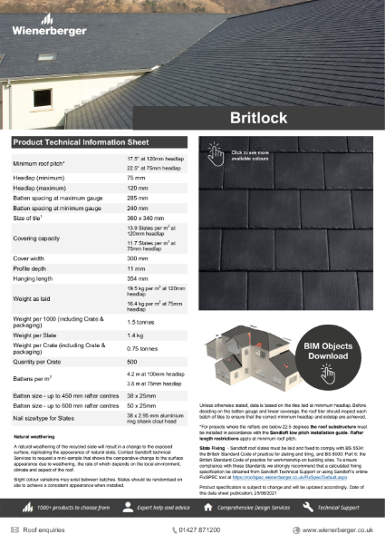 Britlock Datasheet