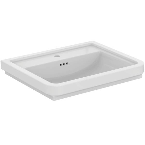 Ideal Standard Calla 65cm vanity washbasin, one taphole with overflow 