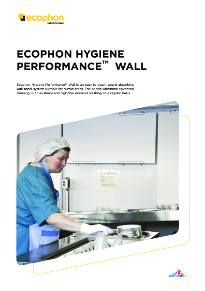 Ecophon Hygiene Performance Wall