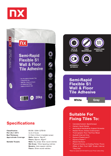 NX Semi-Rapid Set S1 TDS