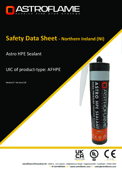 Astro HPE Sealant NI (SDS)