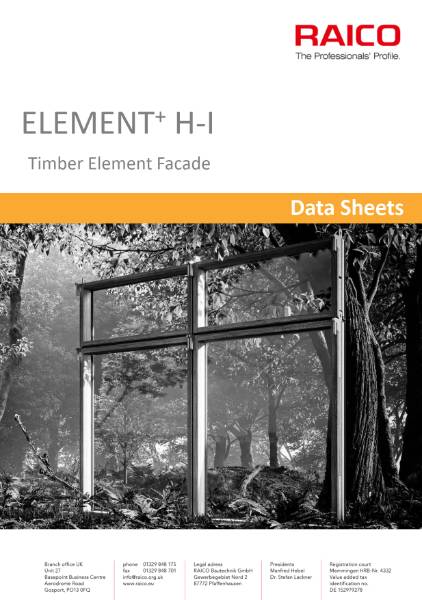 ELEMENT+ H-I Timber Unitised System