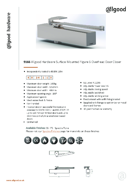 9166-Datasheet Iss06 Non CF
