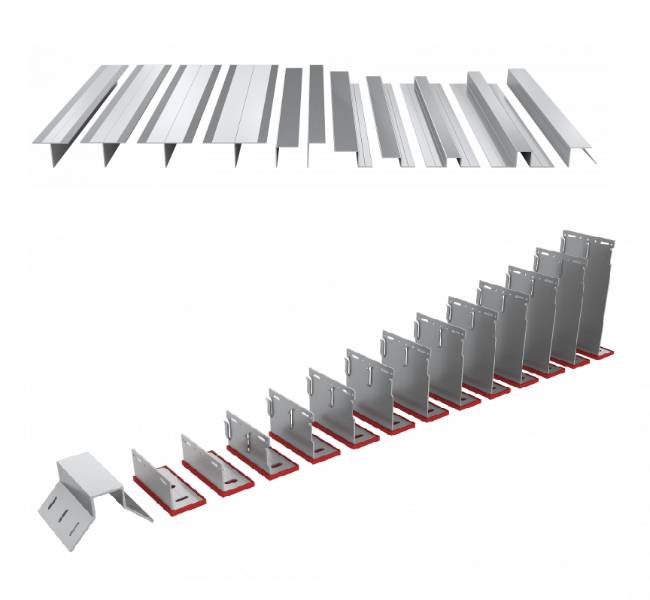 Cladmate Helping Hand Brackets & Rails - Cladding Support Systems