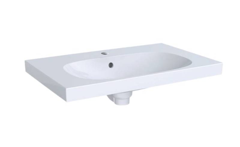 Geberit Acanto washbasin with shelf surface - Washbasin
