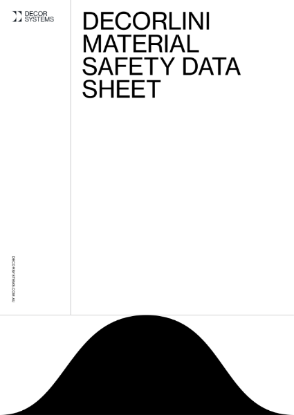 DecorLini Safety Data Sheet