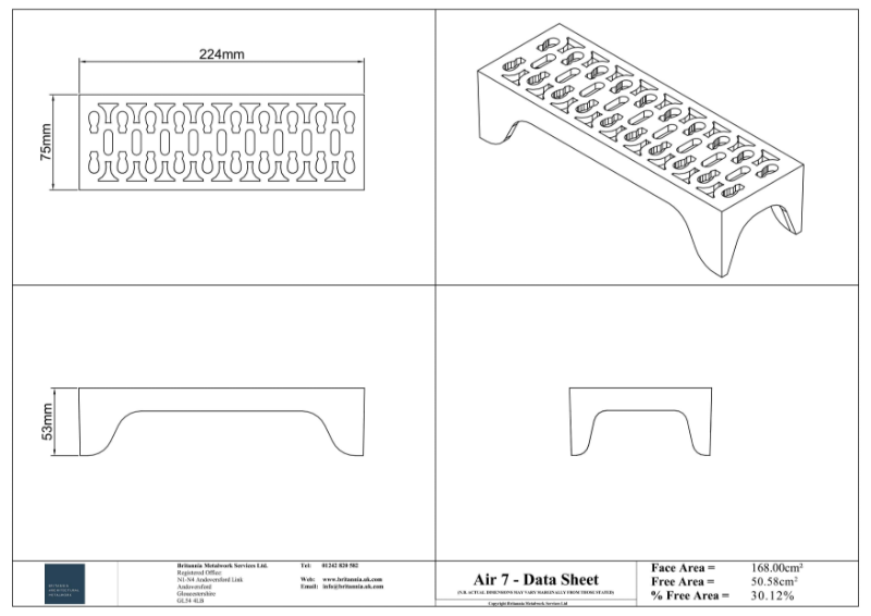 Air 7 Air Brick Datasheet