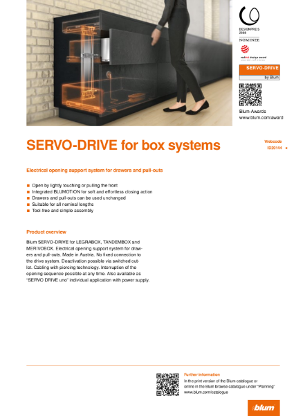 SERVO-DRIVE for Box Systems Specification Text