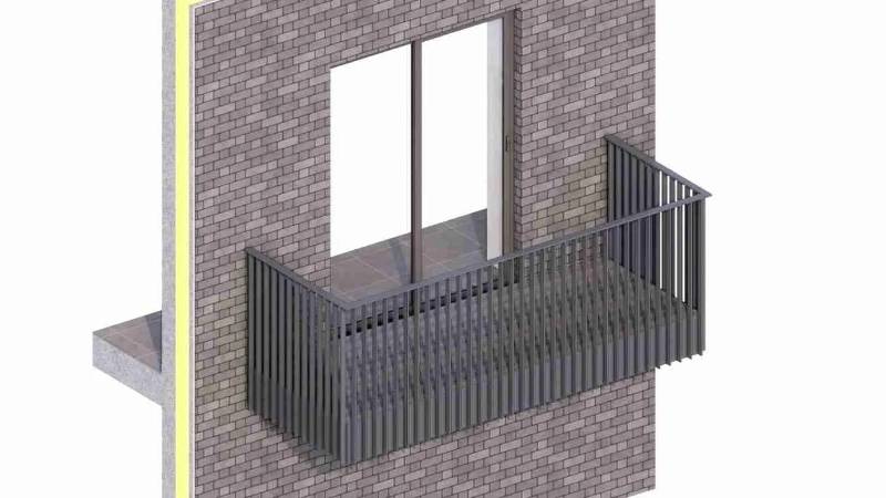 FP-One Balcony-VMR-1 - Cantilevered Aluminium Balcony System