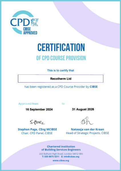 CIBSE CPD Course Provider