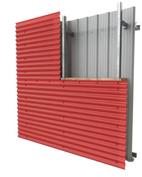 PRX-FWS04 - Built-up Metal Wall System