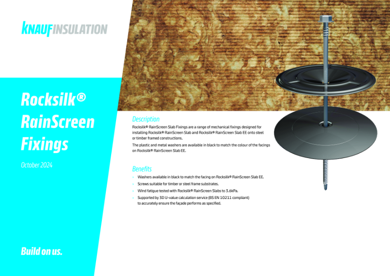 Rocksilk® RainScreen Slab Fixings – Datasheet