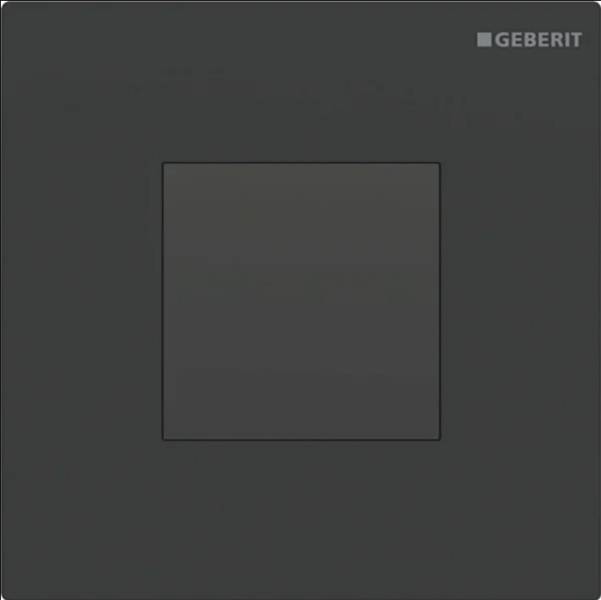 Geberit urinal flush control with electronic flush actuation, mains operation, Type 20 (ex Type 30) cover plate, square 