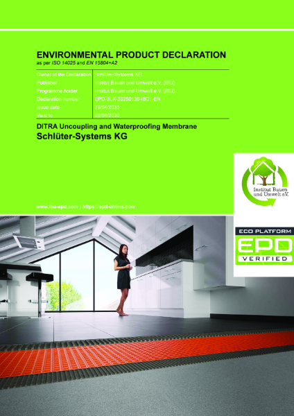 EPD - DITRA Uncoupling and Waterproofing Membrane
