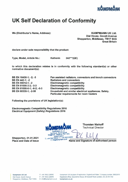 UK Conformity Assessed (UKCA)