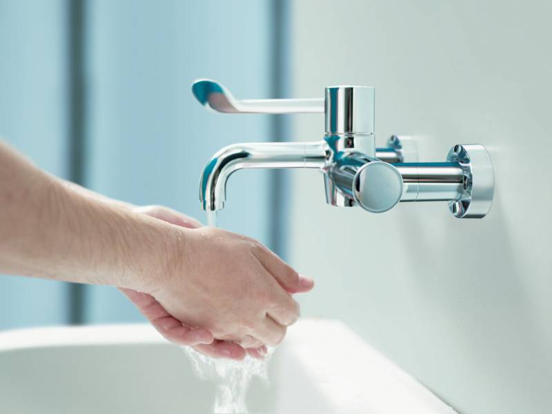 Markwik 21+ - Panel Mounted Thermostatic Basin Mixer Tap