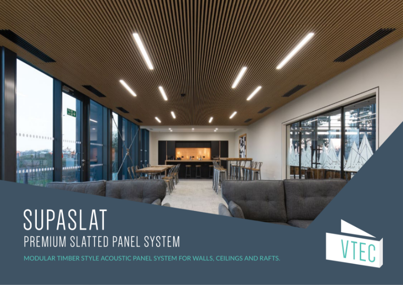 SupaSlat - Fire Rated Slatted Wall and Ceilings - Specification Guide