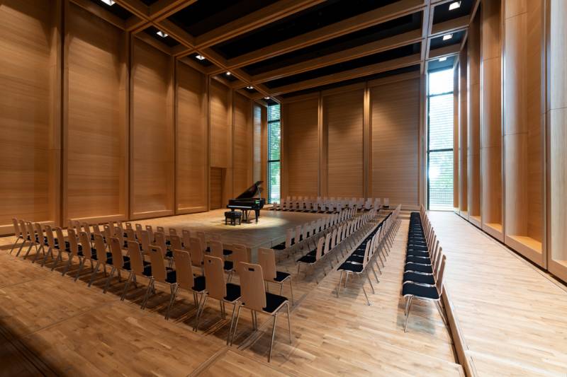 Laidlaw Music Centre, University of St Andrews - a moveable recital room floor