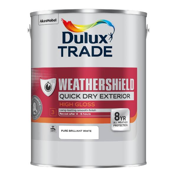 Dulux Trade Weathershield Quick Dry Exterior High Gloss