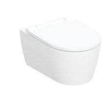 Geberit ONE Wall-Hung WC Set, Washdown, Shrouded, Turboflush, With WC Seat - Wall-hung WC