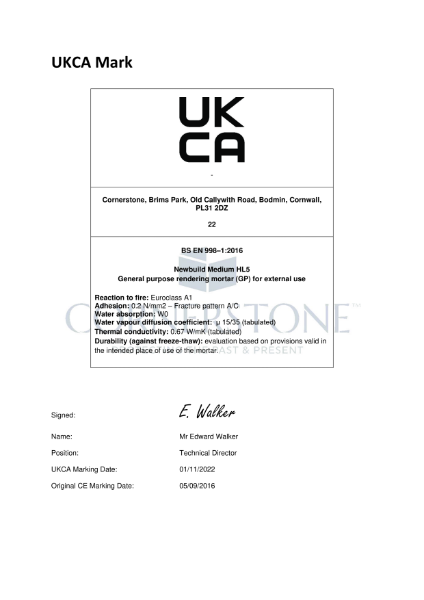 UK Conformity Assessed (UKCA)