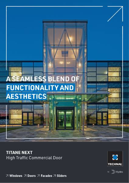 TECHNAL UK & IRE | TITANE Next Aluminium Commercial Door