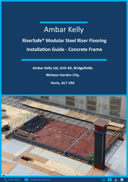RiserSafe Modular Riser Steel Flooring - Installation Guide - Concrete Frame