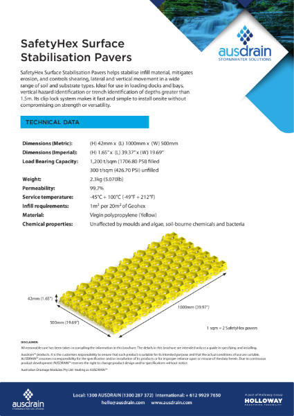 SafetyHex Technical Data Sheet