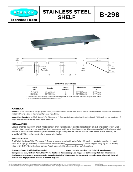 Technical Data Sheet B-298
