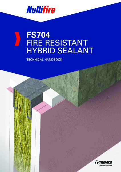 FS704 Fire Resistant Hybrid Sealant Technical Handbook