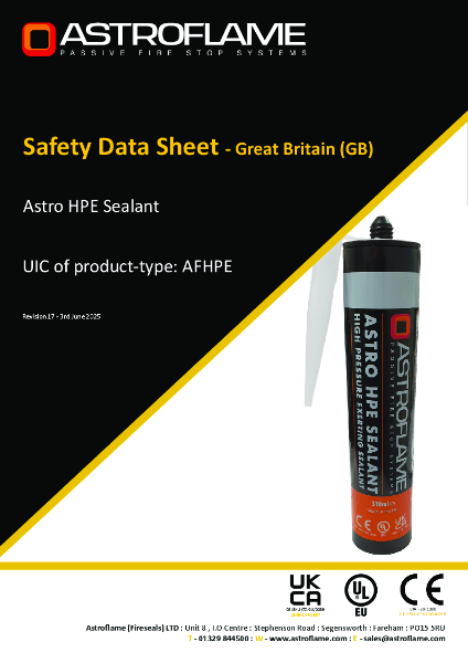 Astro HPE Sealant GB (SDS)