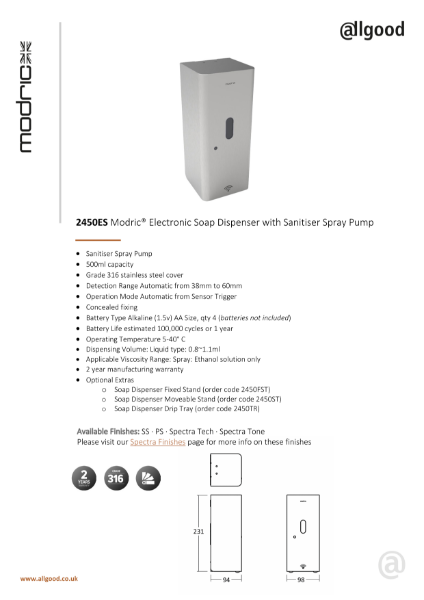 2450ES-Datasheet Iss05