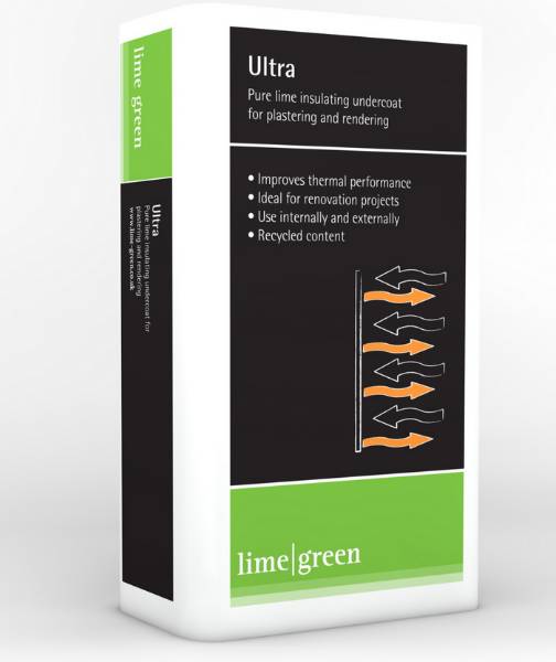 Ultra Insulating Render & Plaster  - Lime render or plaster undercoat 