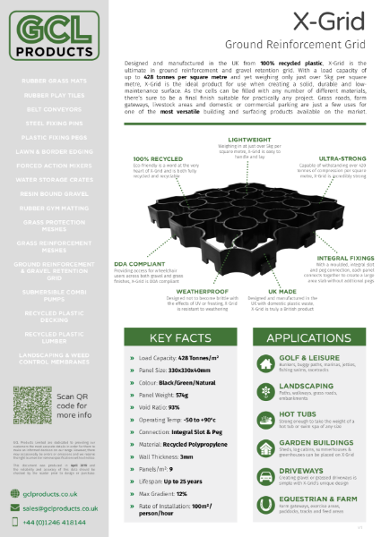X-Grid — Ground Reinforcement Grid