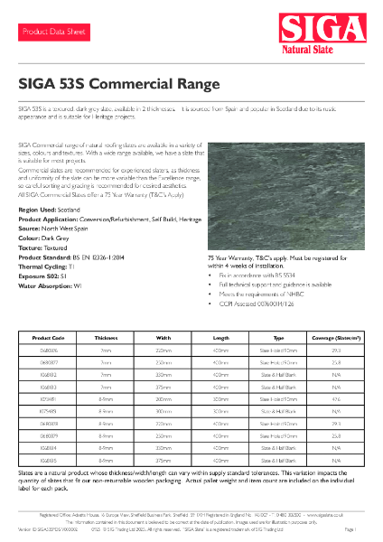 SIGA 53S PDS Sept 2025 V2
