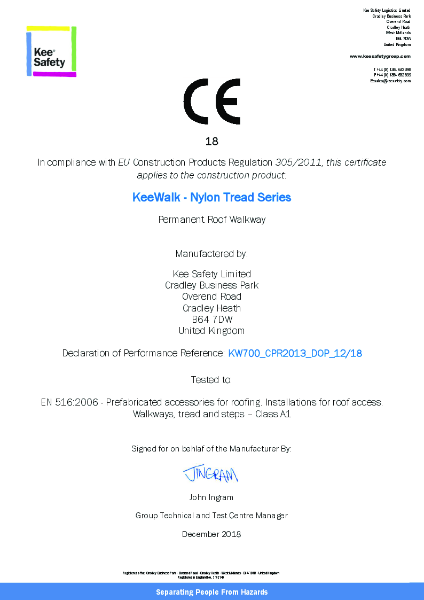 Kee Walk - EN 516:2006 - Nylon Tread Series