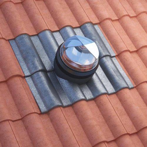 Monodraught Pitched Roof Bold Rolled Tiles Kit | Tubular Skylight for Pitched Roof Bold Rolled Tiles - Rooflights, Daylight Pipes