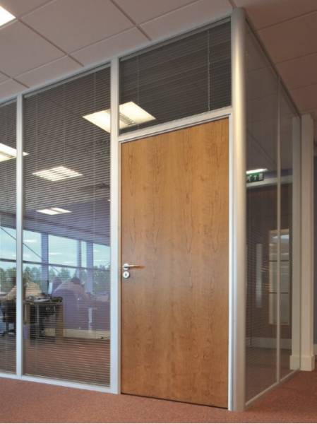 Ocula CM50 Solid and Glazed Partition System