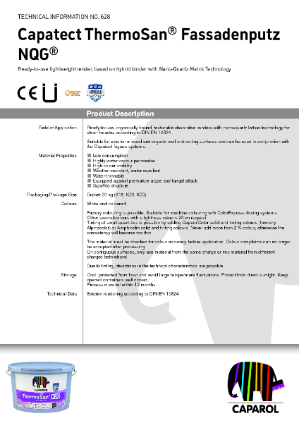 Capatect ThermoSan Fassadenputz NQG