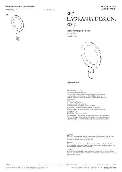 Key Bike Rack Installation Manual