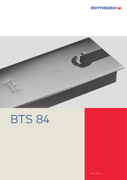 DORMA BTS 84 Floor spring | NBS Source