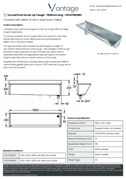 Data Sheet - VPCST1600RH