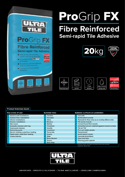 ProGrip FX Technical Datasheet