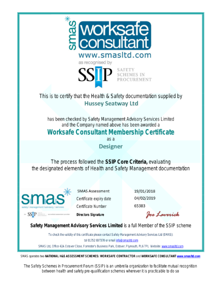 SSIP Certificate