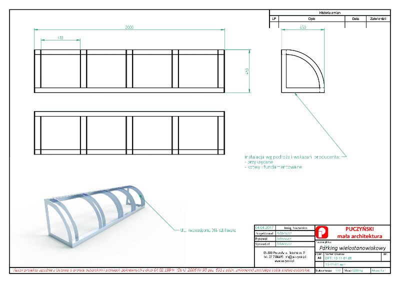All Urban - Bike Racks - 13-11-01 - Data Sheet