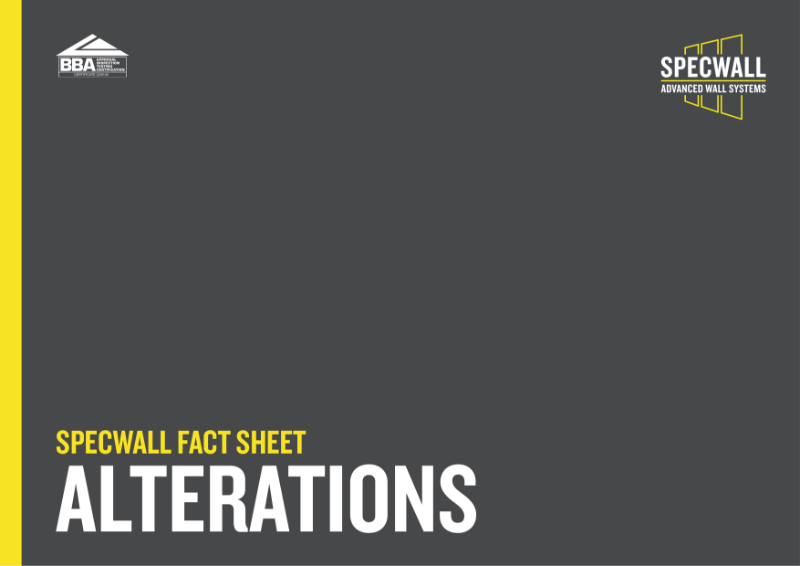 Specwall Alterations Document