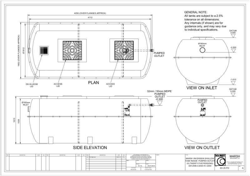 ES 25 PUMPED OUTLET (Rev.A)