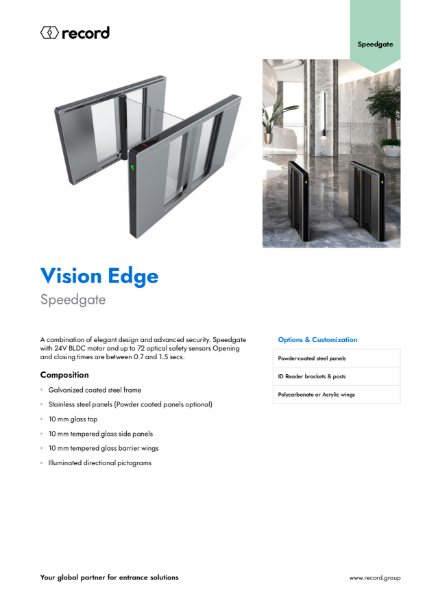 Vision Edge Speed Gate