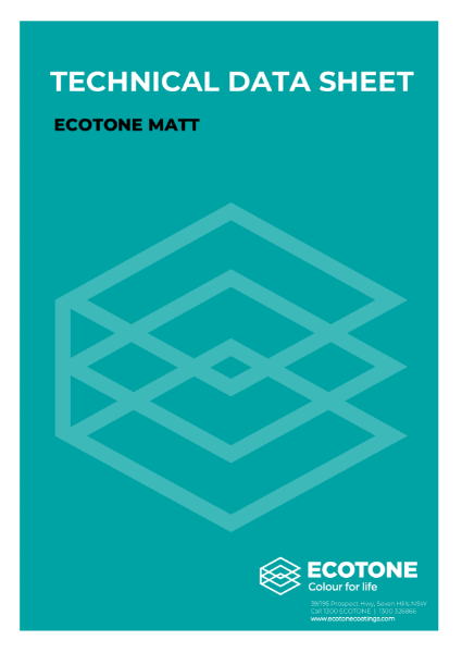 TDS - ECOTONE Matt (+ Sharp and Matt Plus)