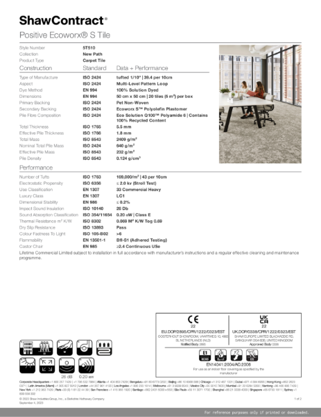 Positive Ecoworx® S Tile - 5T510